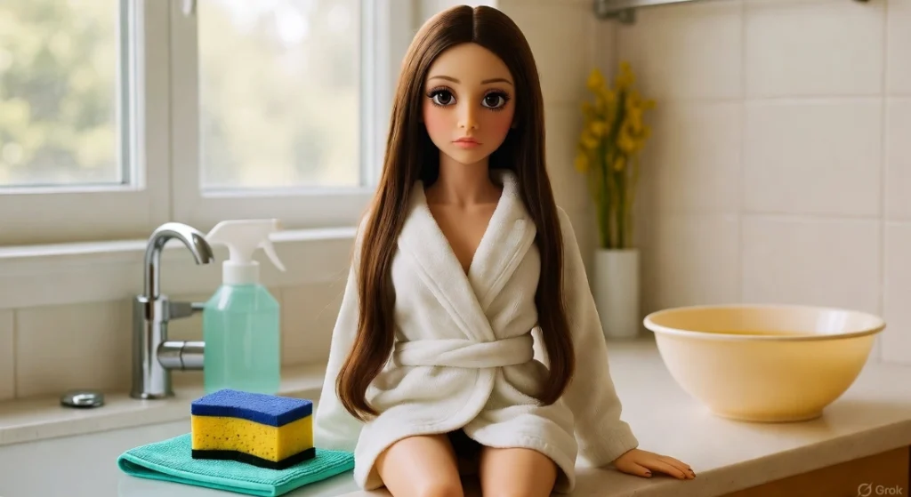 how to clean and dry a sex doll