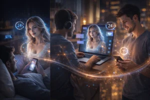 Virtual Lovers continuous presence